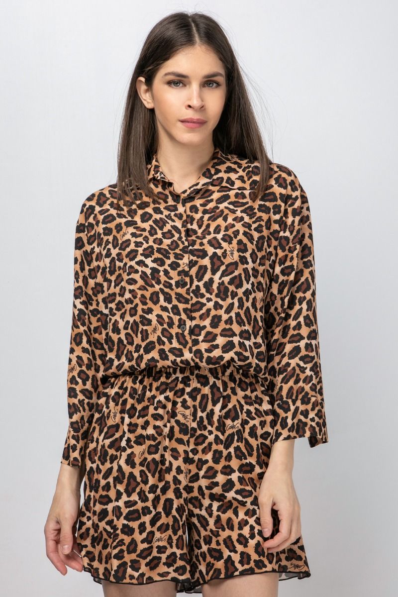 Shirt in leopard print 