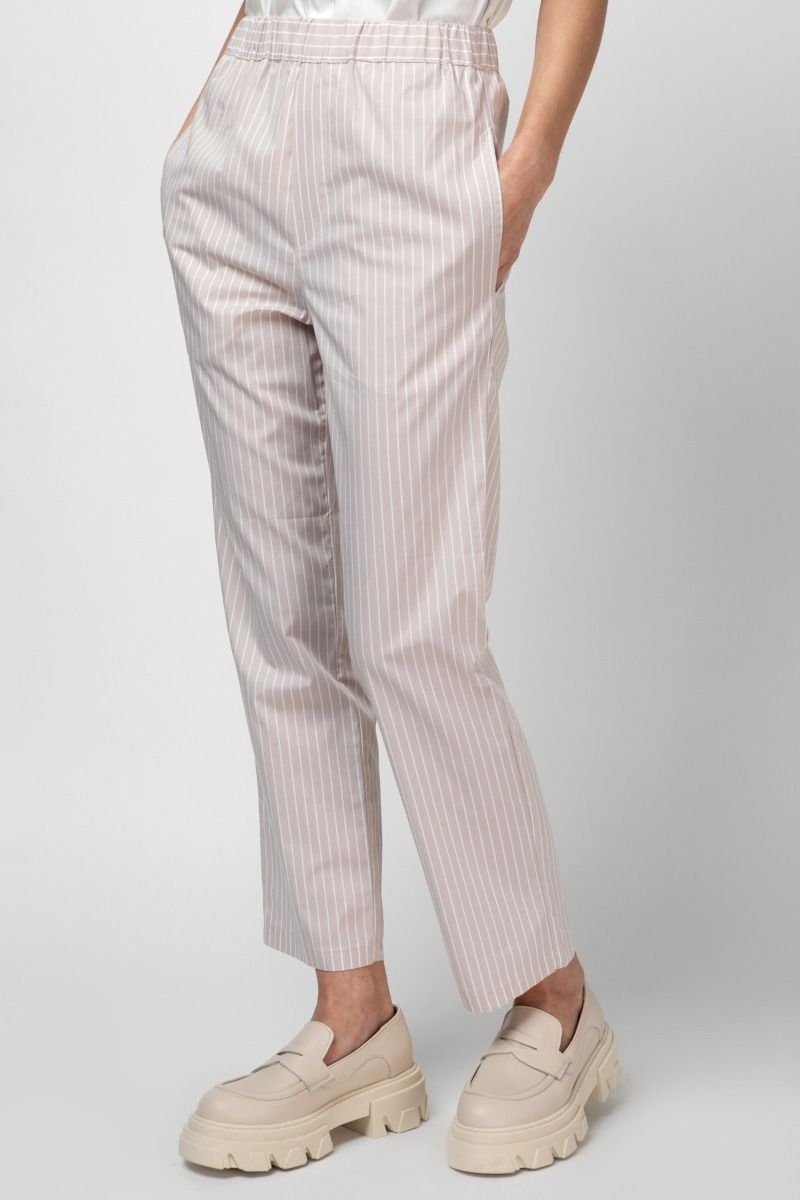 Striped cotton pants 