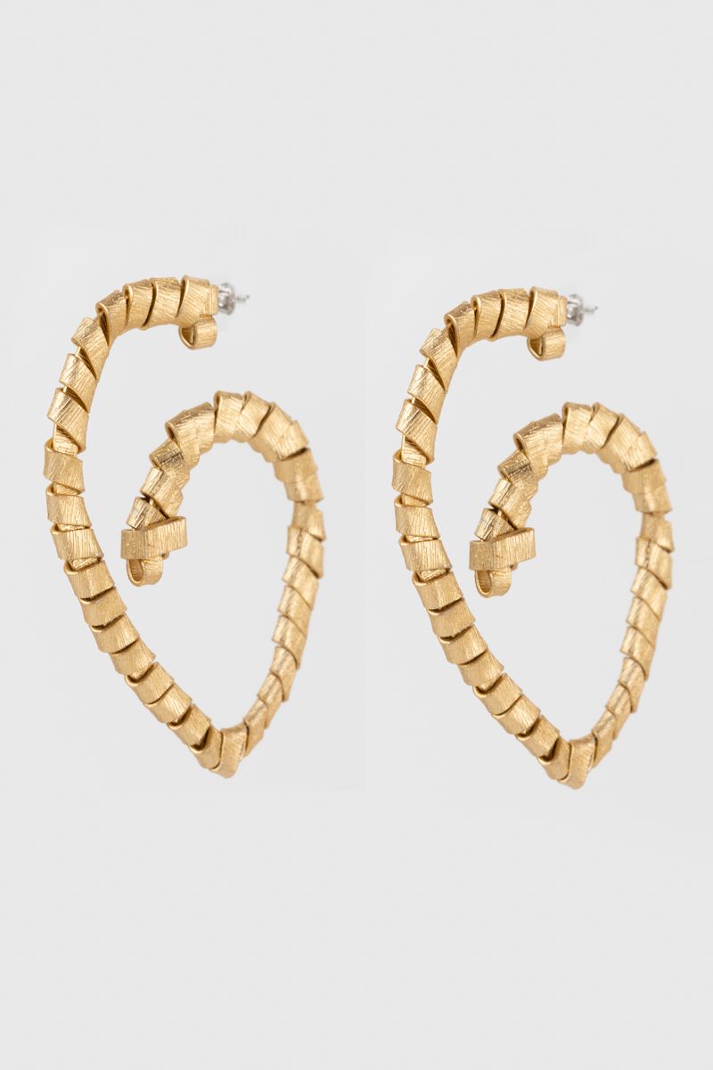 Gold-tone hoop  earrings 