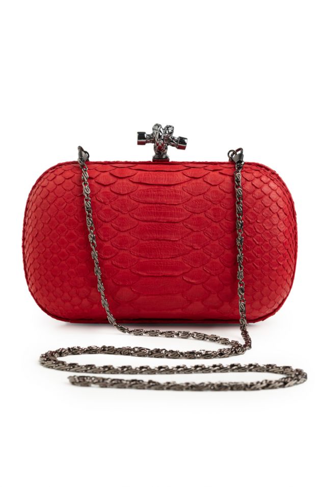 Small red clutch 