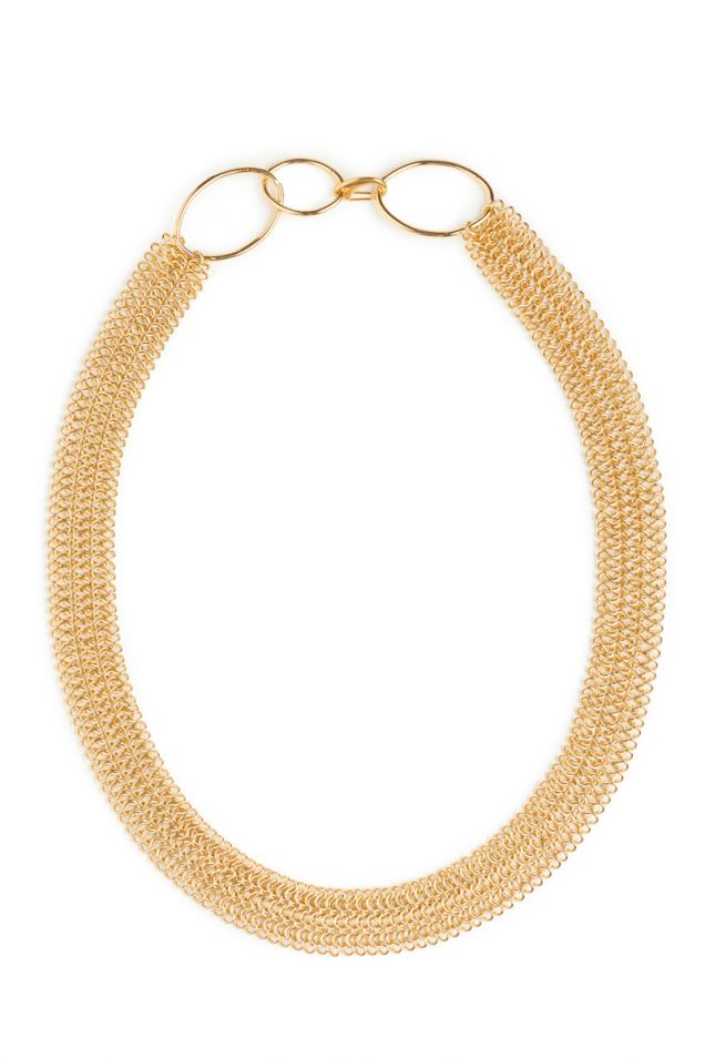 Gold -tone chain necklace 