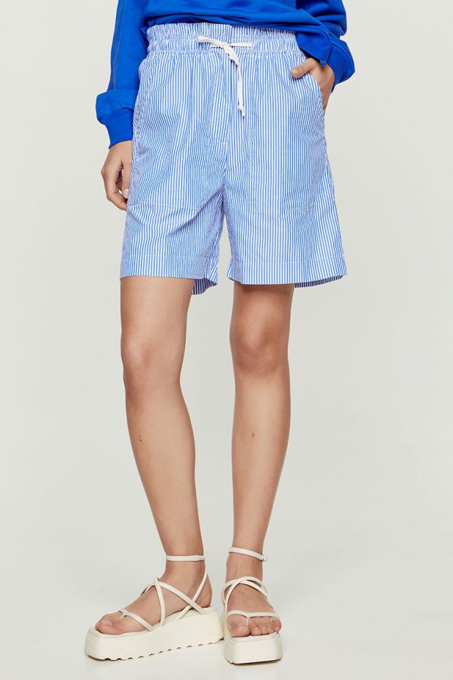 Cotton-poplin shorts