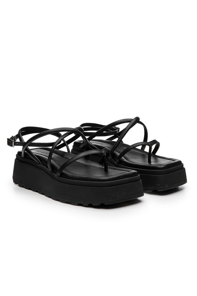 Black platform thong- sandals