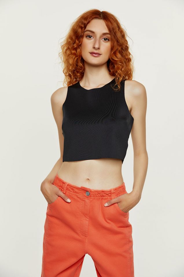 Cropped tank-top