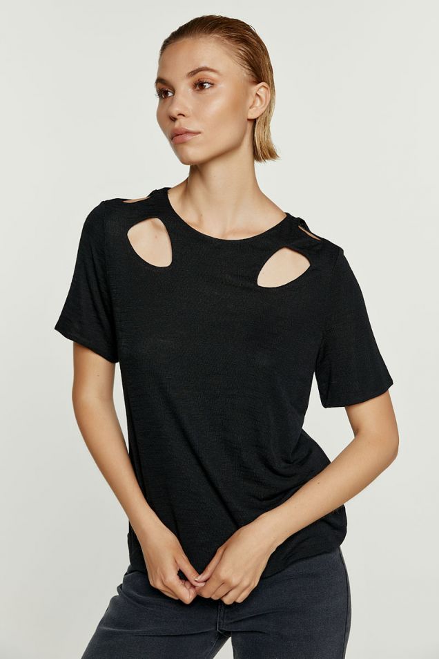 T-Shirt with cut-outs 
