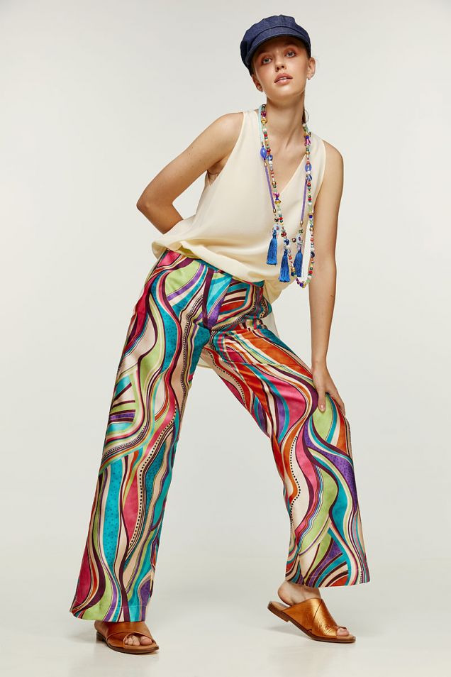 Παντελόνι με psychedelic prints