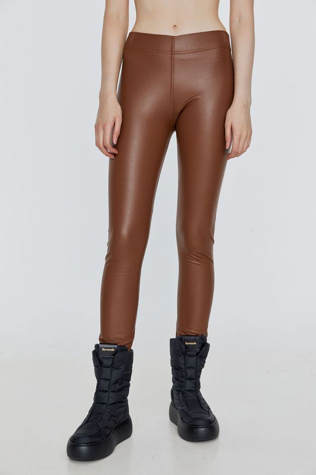 Vegan leather leggings