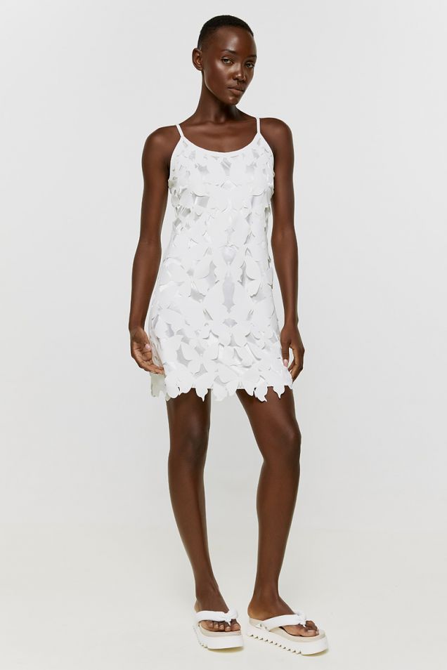 Mini dress in white