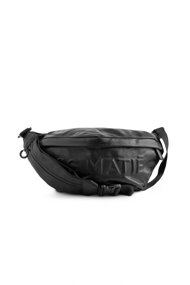 Large multi-use belt bag in black 