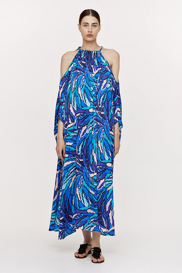 Φόρεμα -καφτάνι με εντυπωσιακά prints