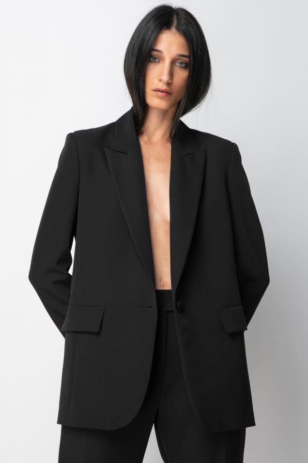 Oversized black blazer 